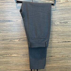 Theory Zaine Stretch Wool Pant in Grey | Size 33